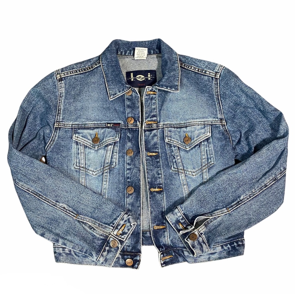 Vintage L.E.I. Medium Wash Jean Jacket